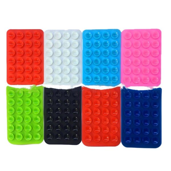 24 Grain Square Suction Cup Mobile Phone Holster Silicone Suction Cup - Image 4