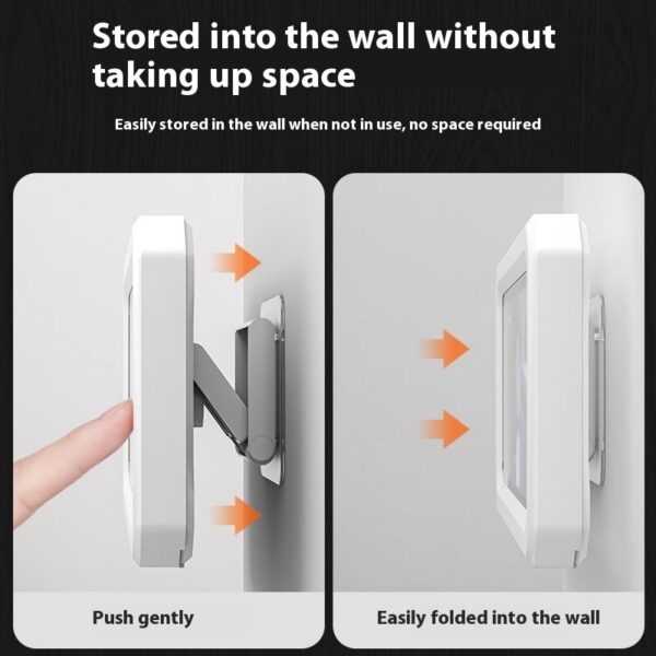 Waterproof Touch Screen Rotatable Bathroom Wall-mounted Mobile Phone Holder - Image 2